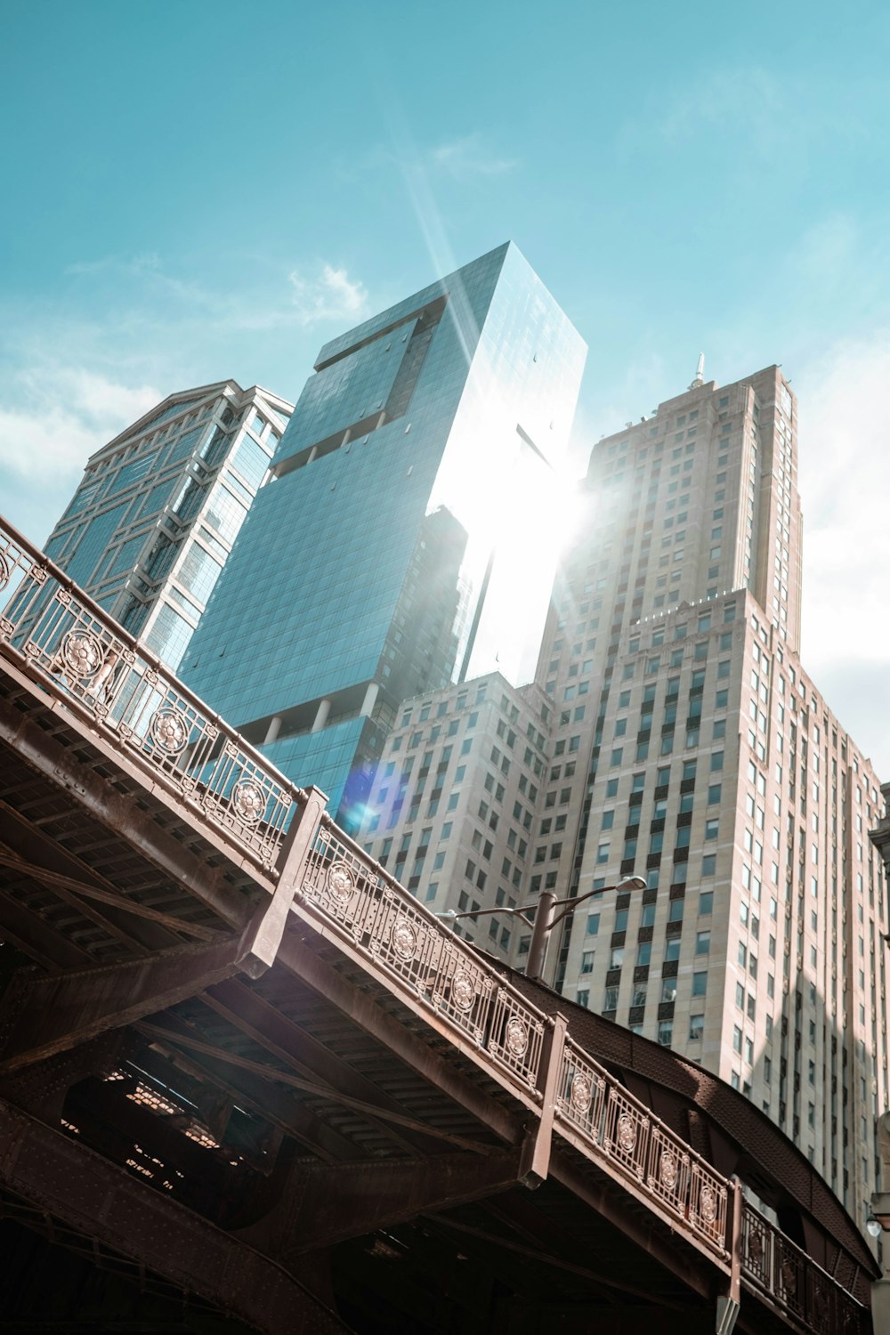 a building with a bridge