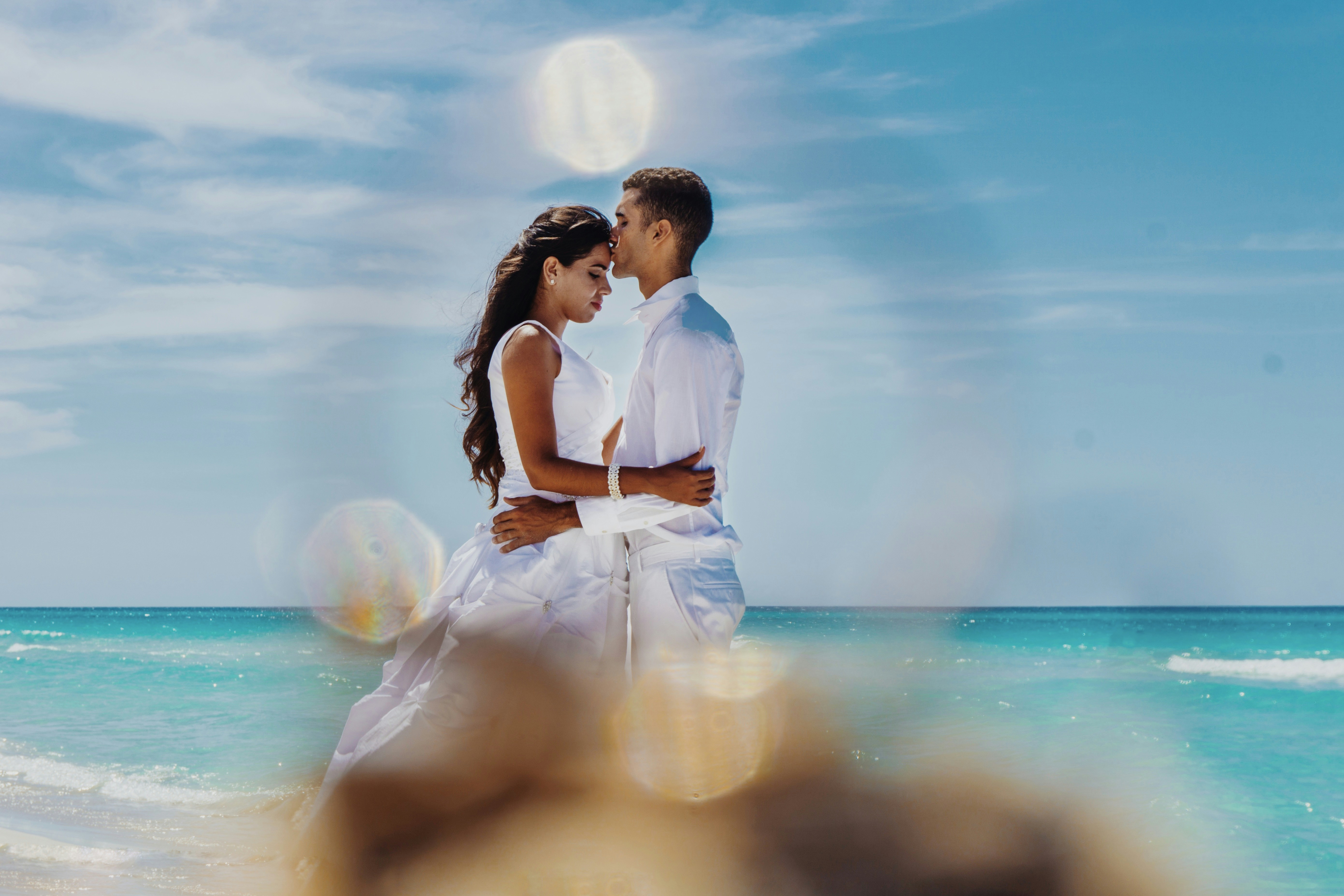 wedding in a cuban beach