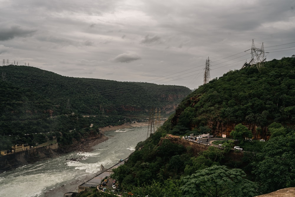 a river running through a valley