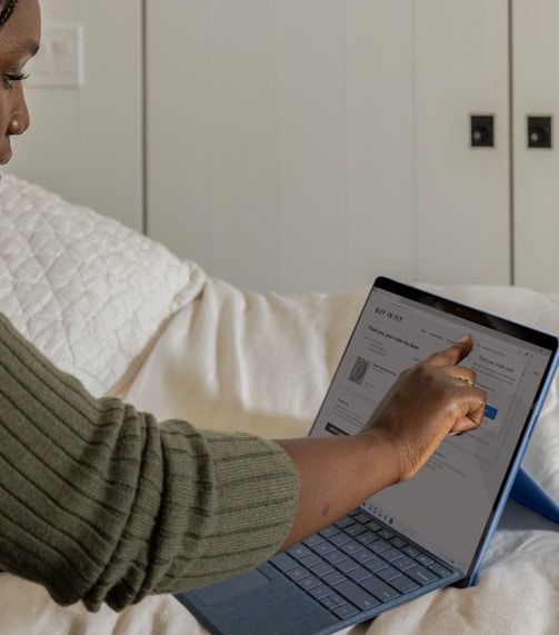 a man using a laptop