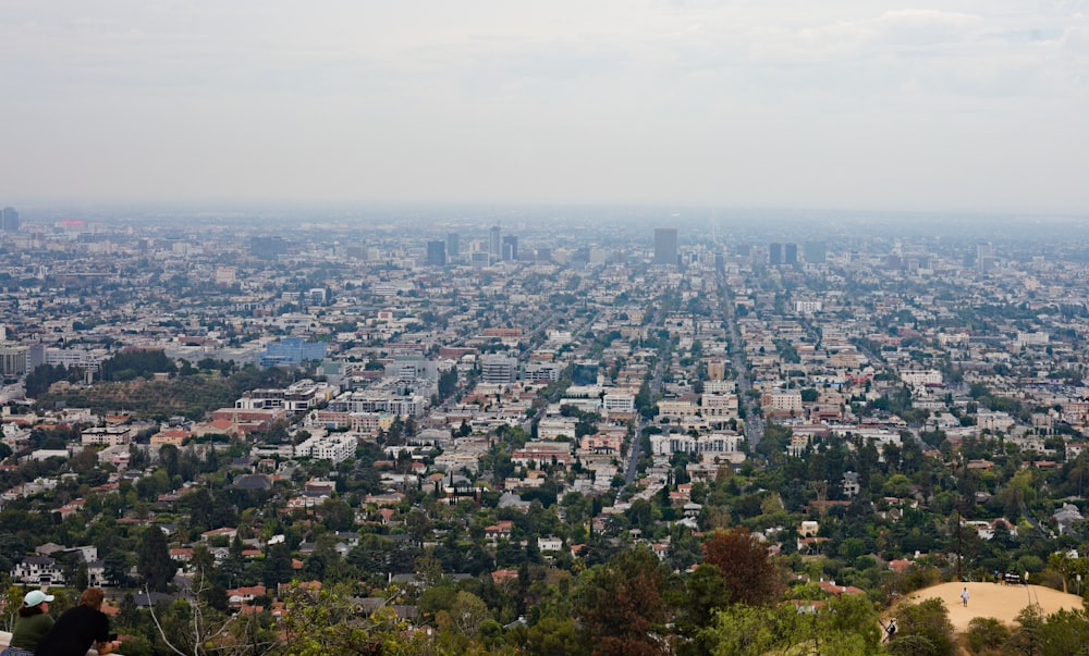 a city with many buildings