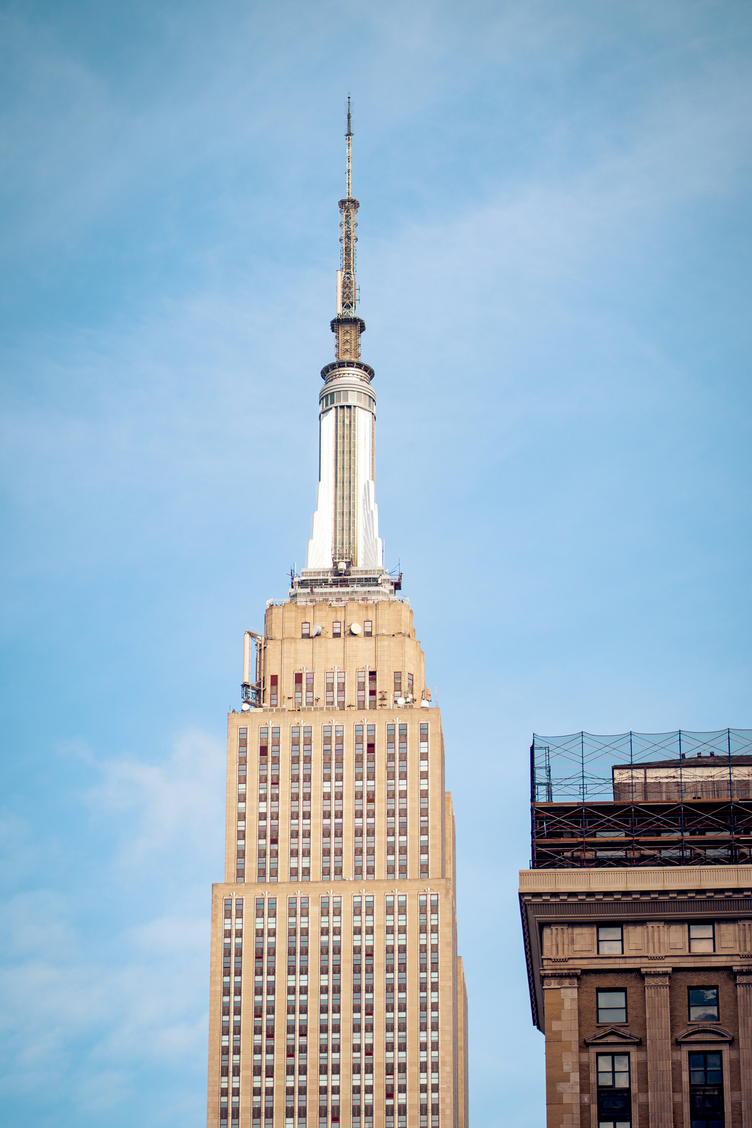 a tall building with a pointy top