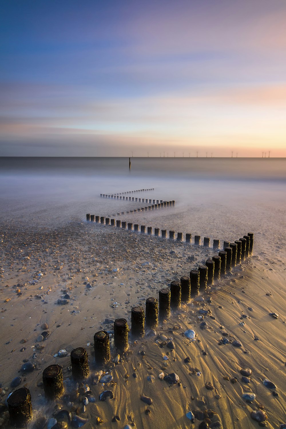 a dock in the water