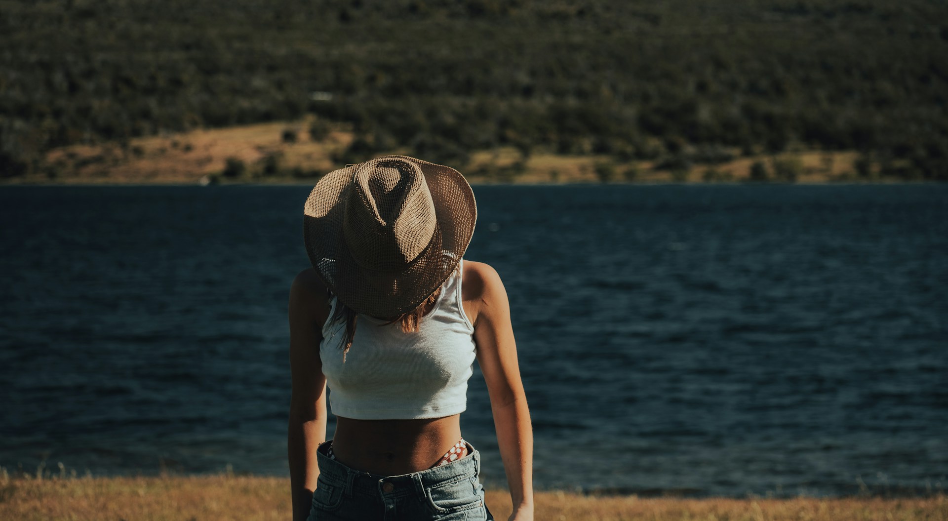 a person wearing a hat