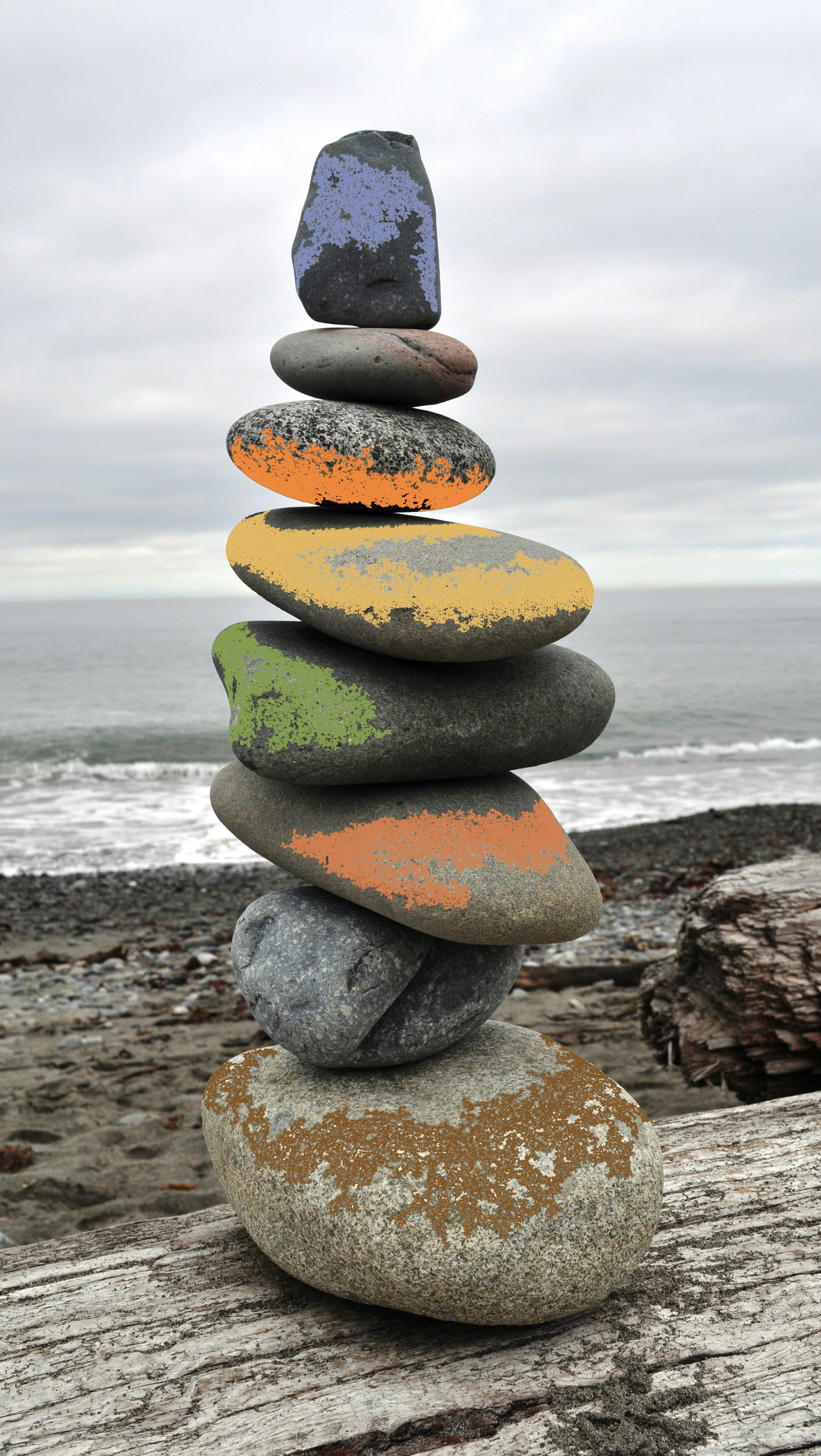 A stack of rocks on a beach photo Free Usa Image on Unsplash