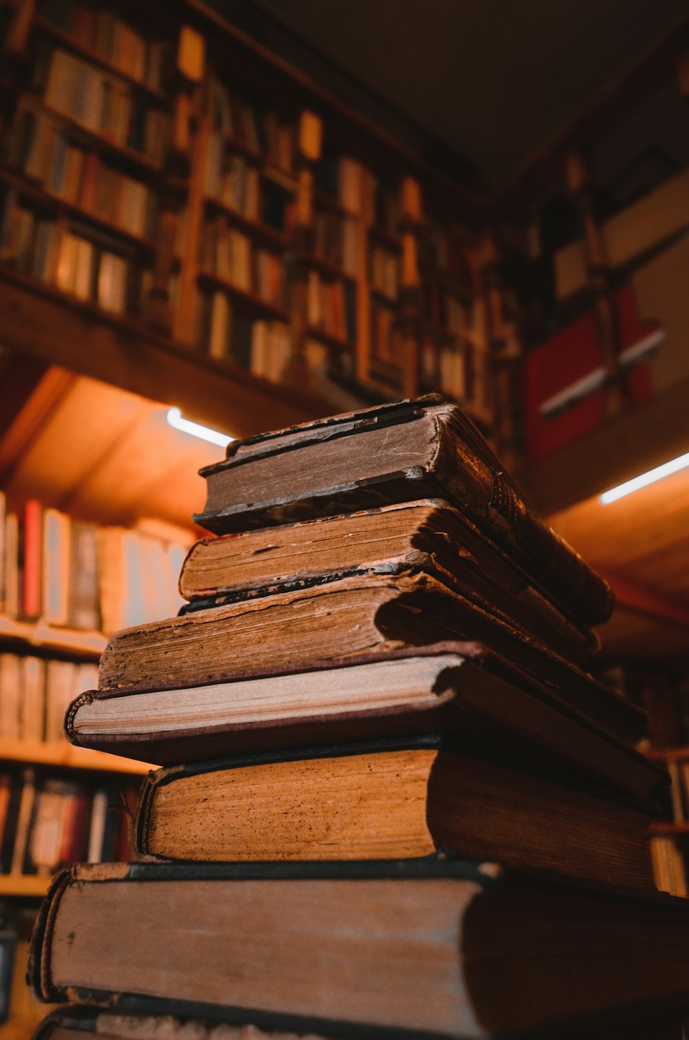 a book on a table