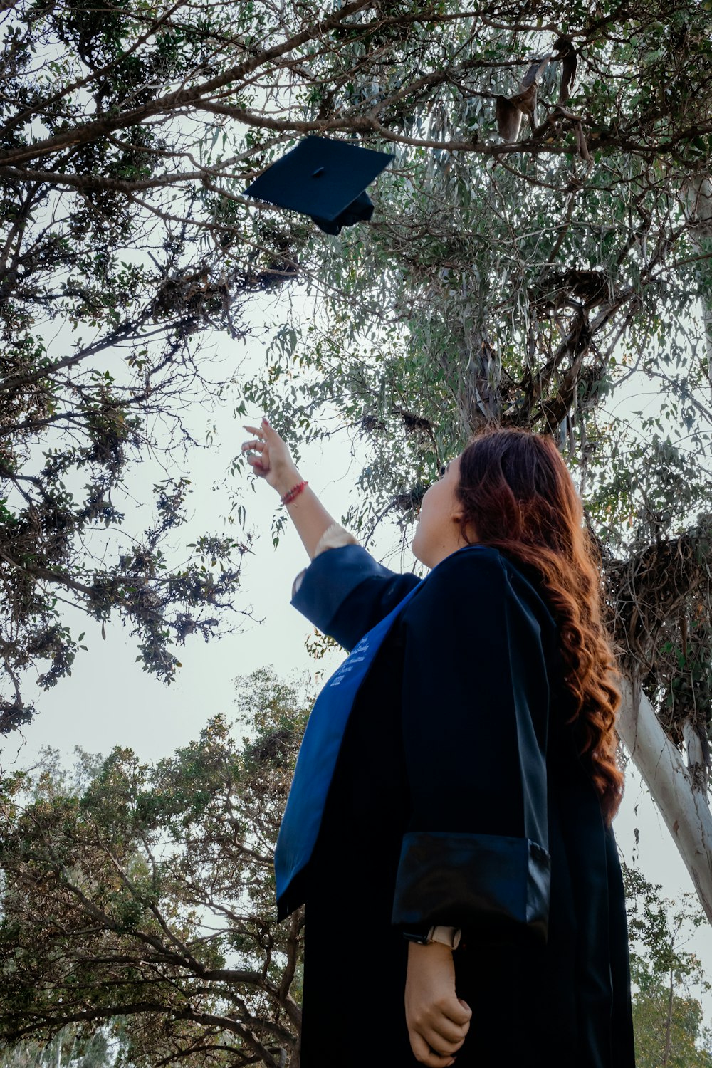 a person flying a kite