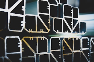 A selection of high-quality aluminum profiles and mesh materials for insect screens.