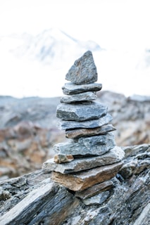 a stack of rocks