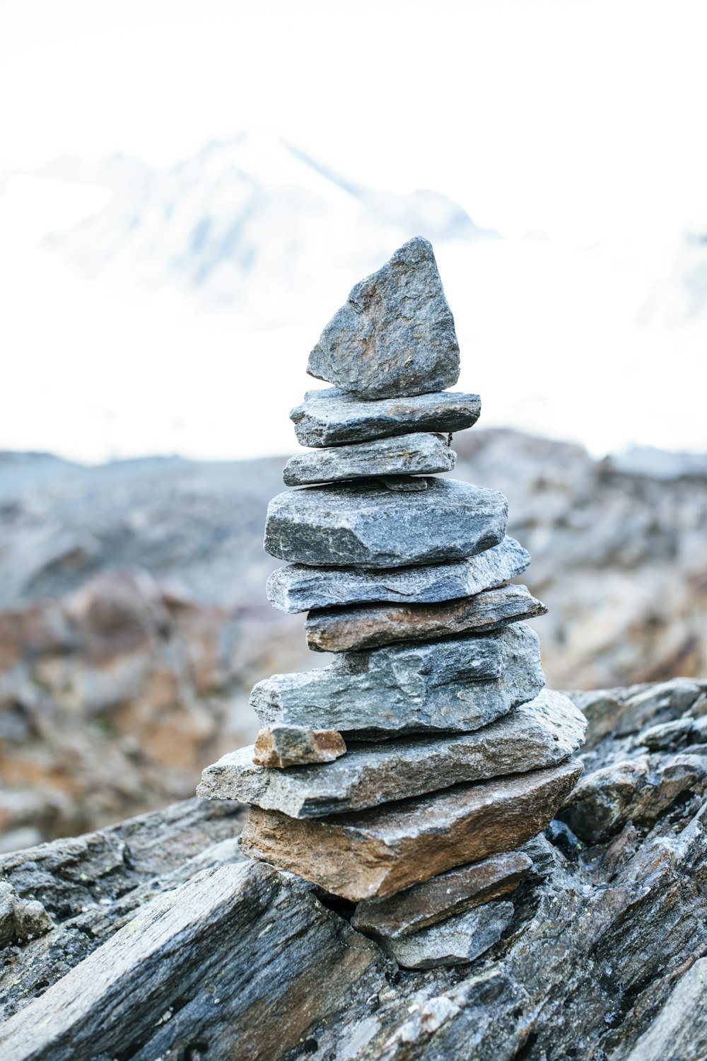 a stack of rocks