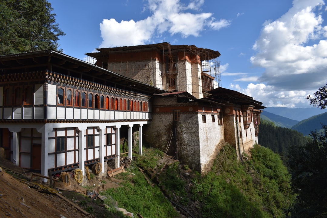a building on a hill, Tango and Cheri monasteries are placed on steep hills facing one another and are located in the No