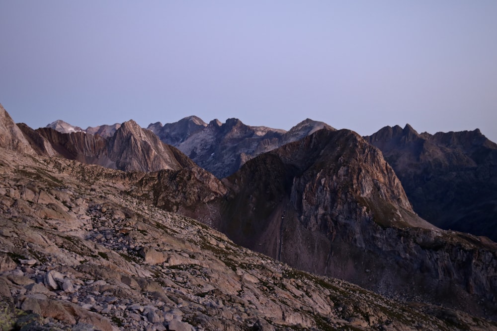 a rocky mountain range