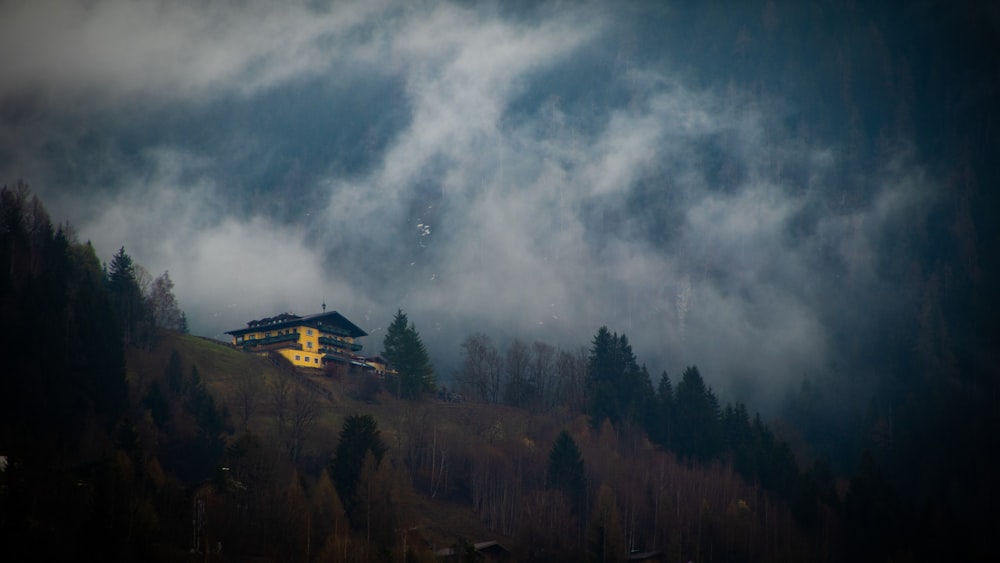 a house on a hill