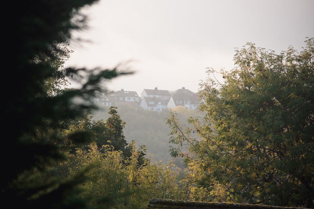 a building on a hill