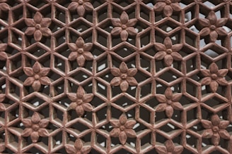 a group of brown objects
