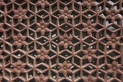 a group of brown objects