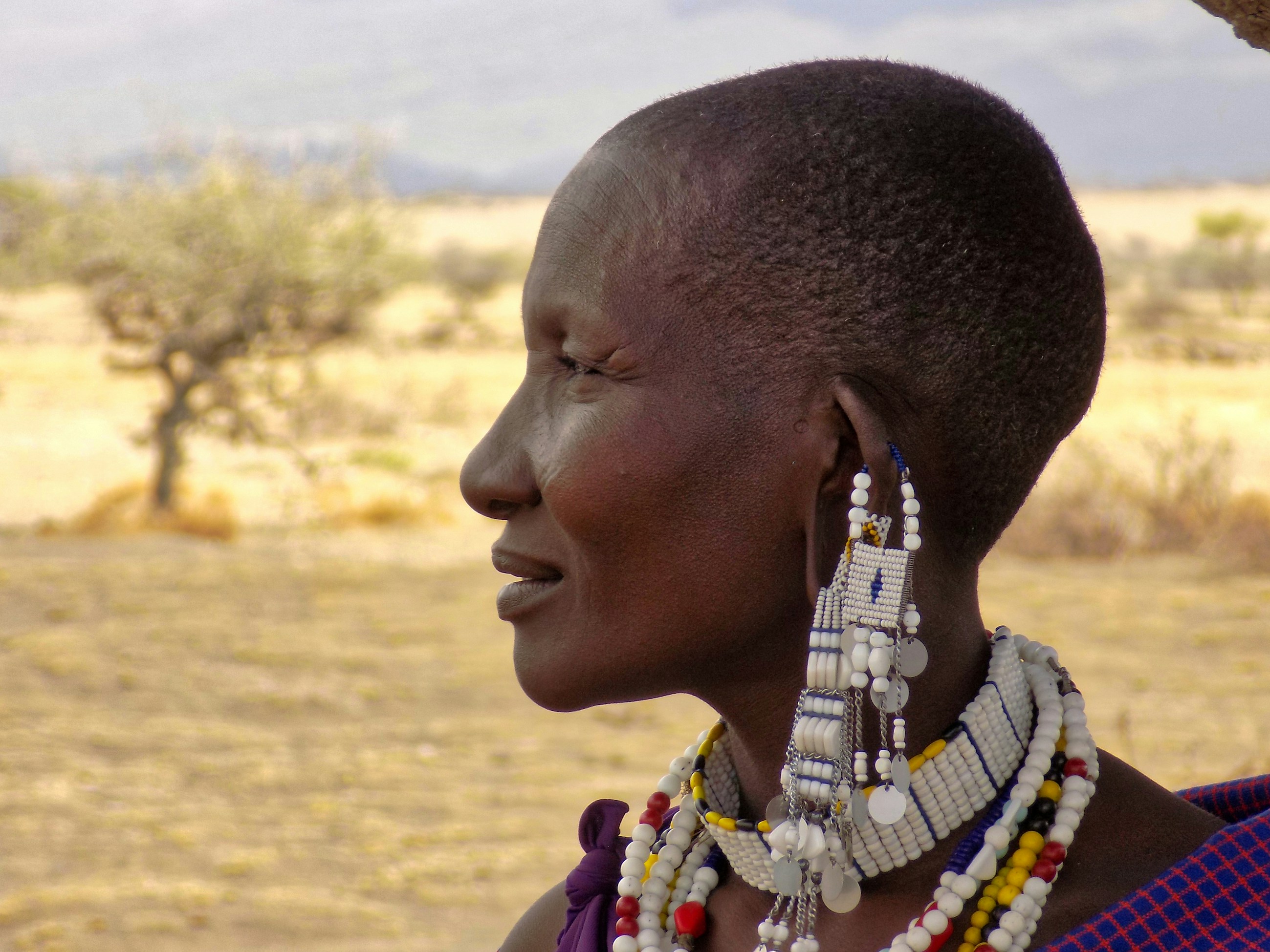 Portrait of Masai woman