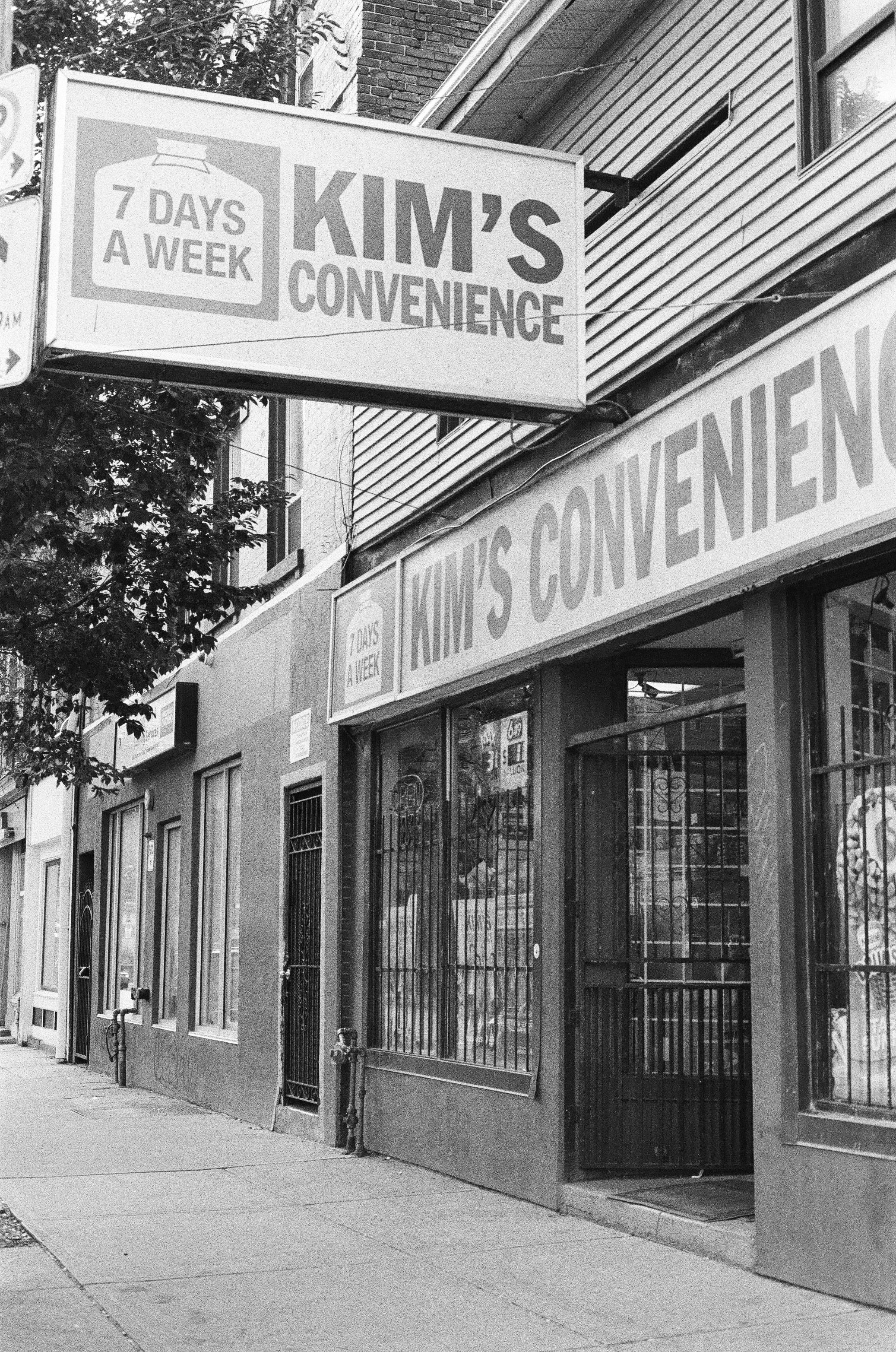 a sign on the side of a building