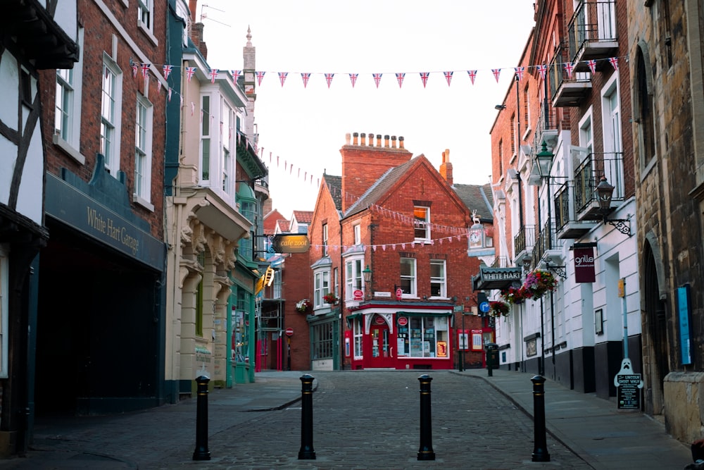 a street with buildings on both sides