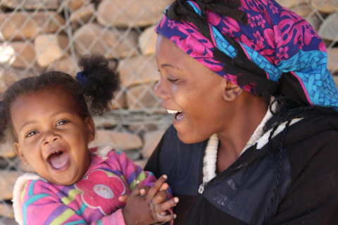 a person and a child