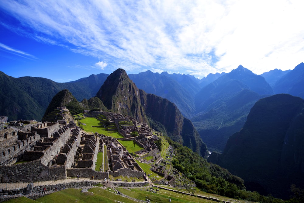 a large city in the mountains