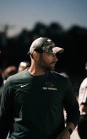 a man wearing a hat