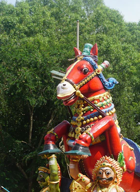 A colorful representation of the Horse, expressing freedom and vitality in Chinese horoscope art.