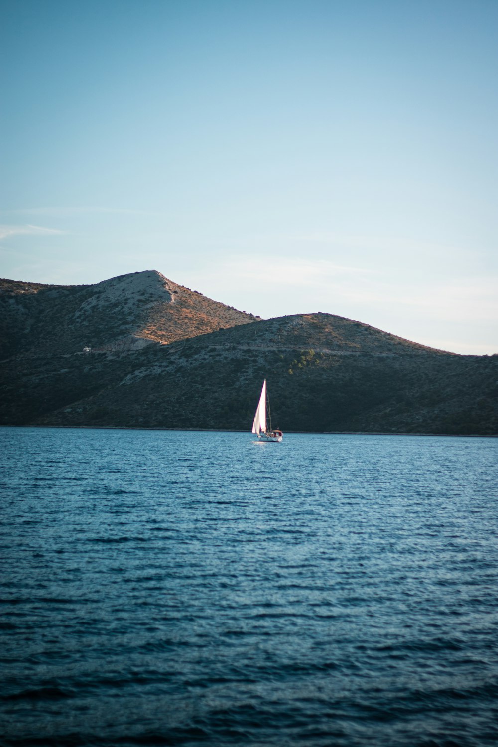 a sailboat in the water