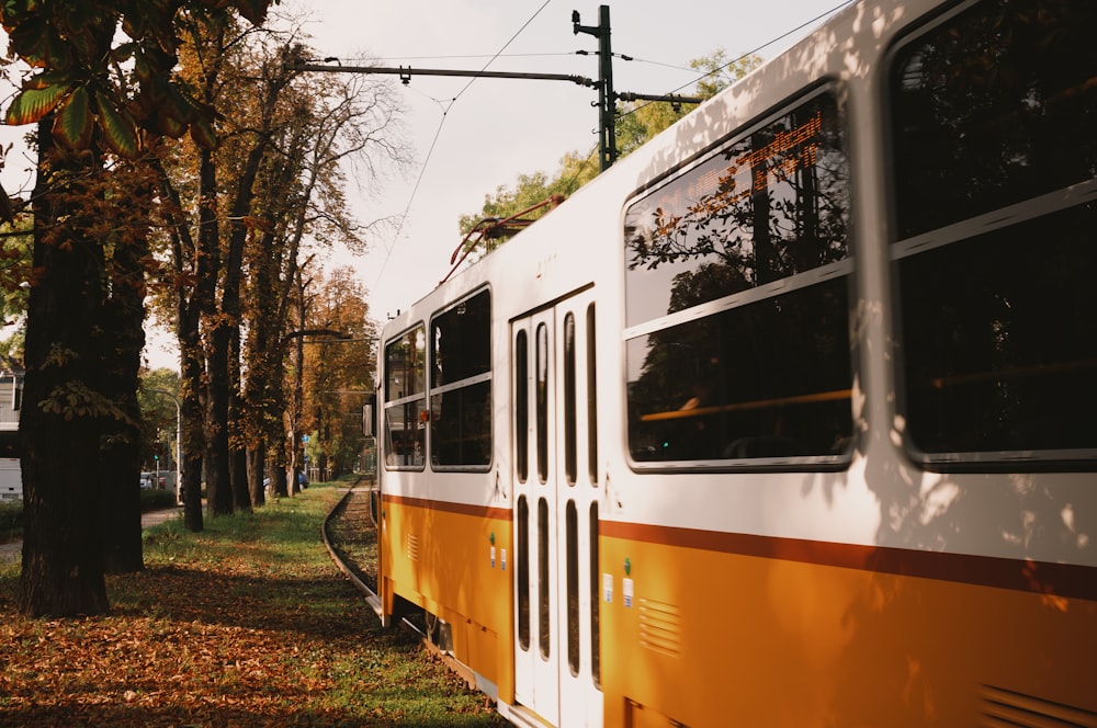 a train on the tracks