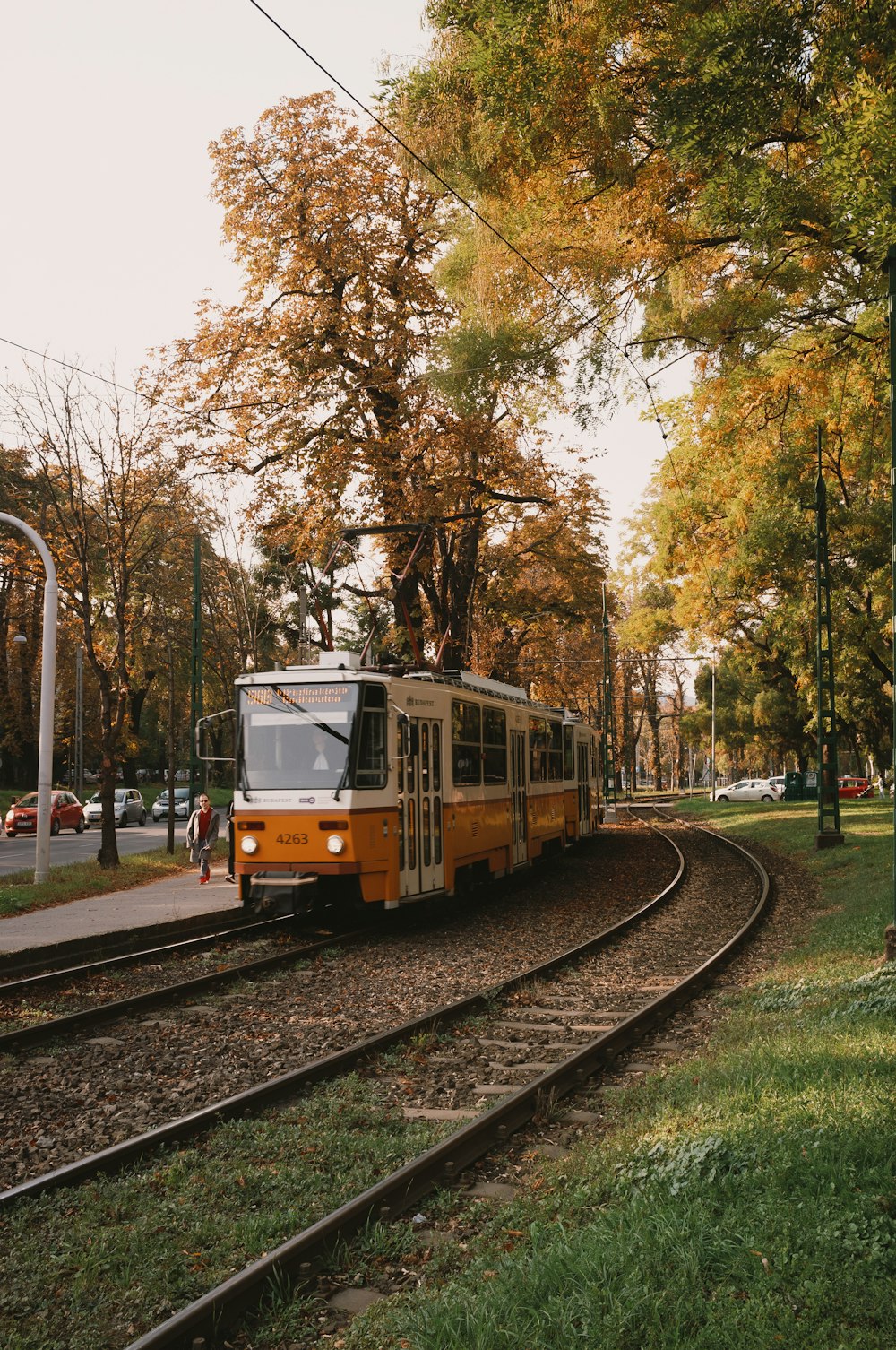 a train on the tracks