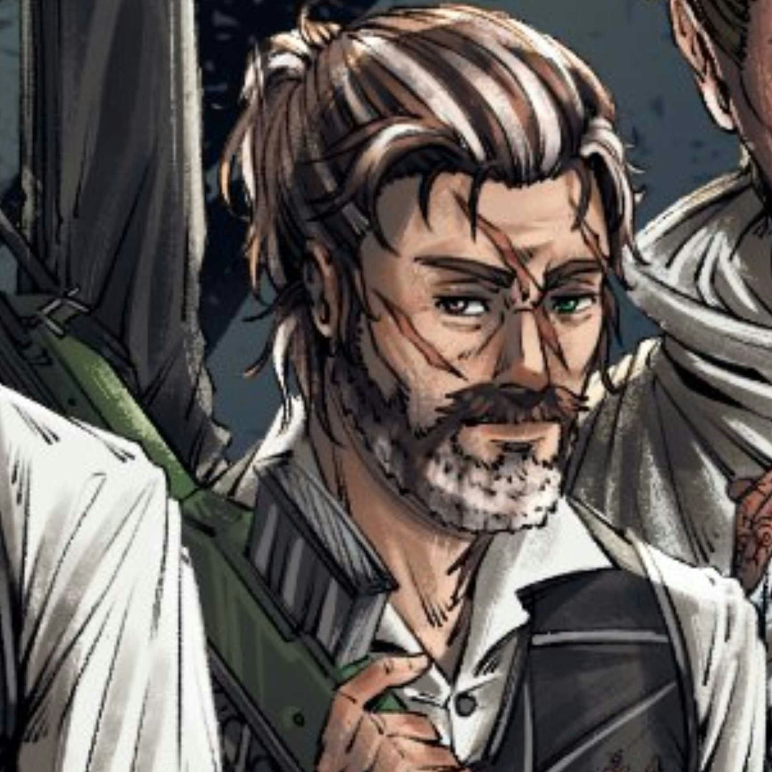 a person with a beard