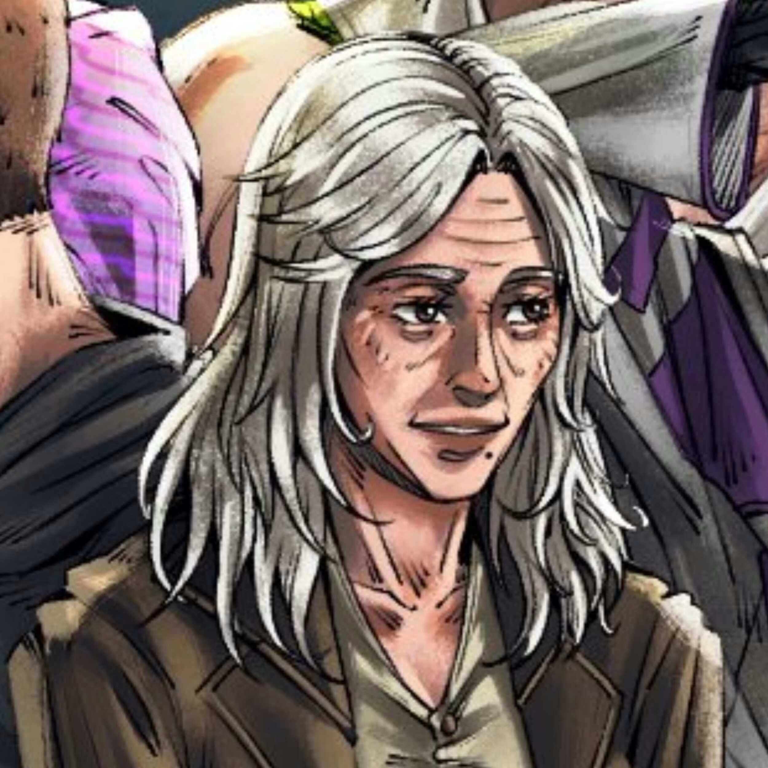 a person with a hood