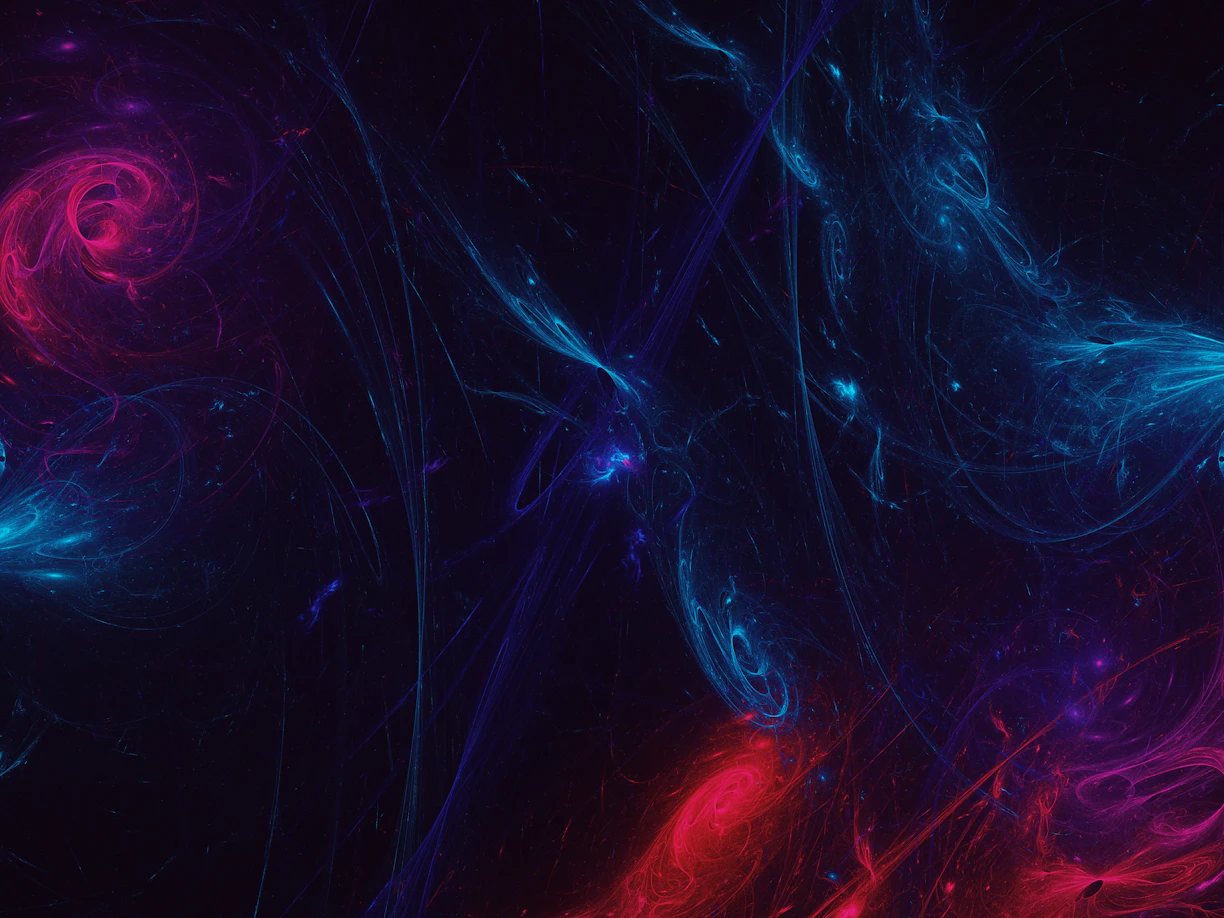 a close up of a colorful nebula