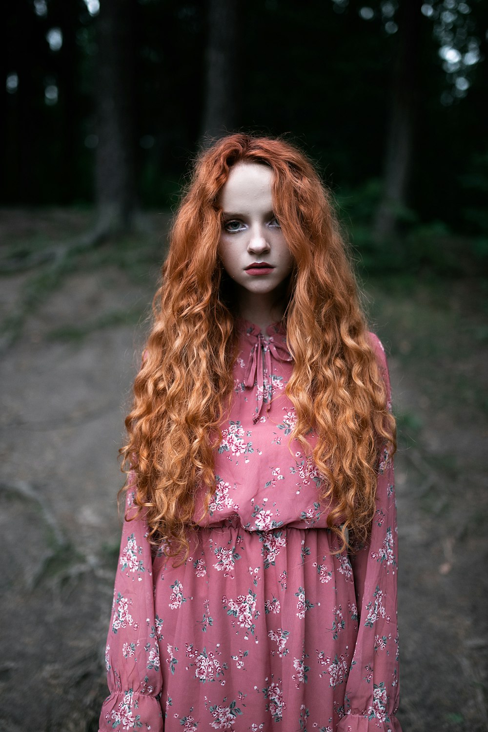 a person with red hair