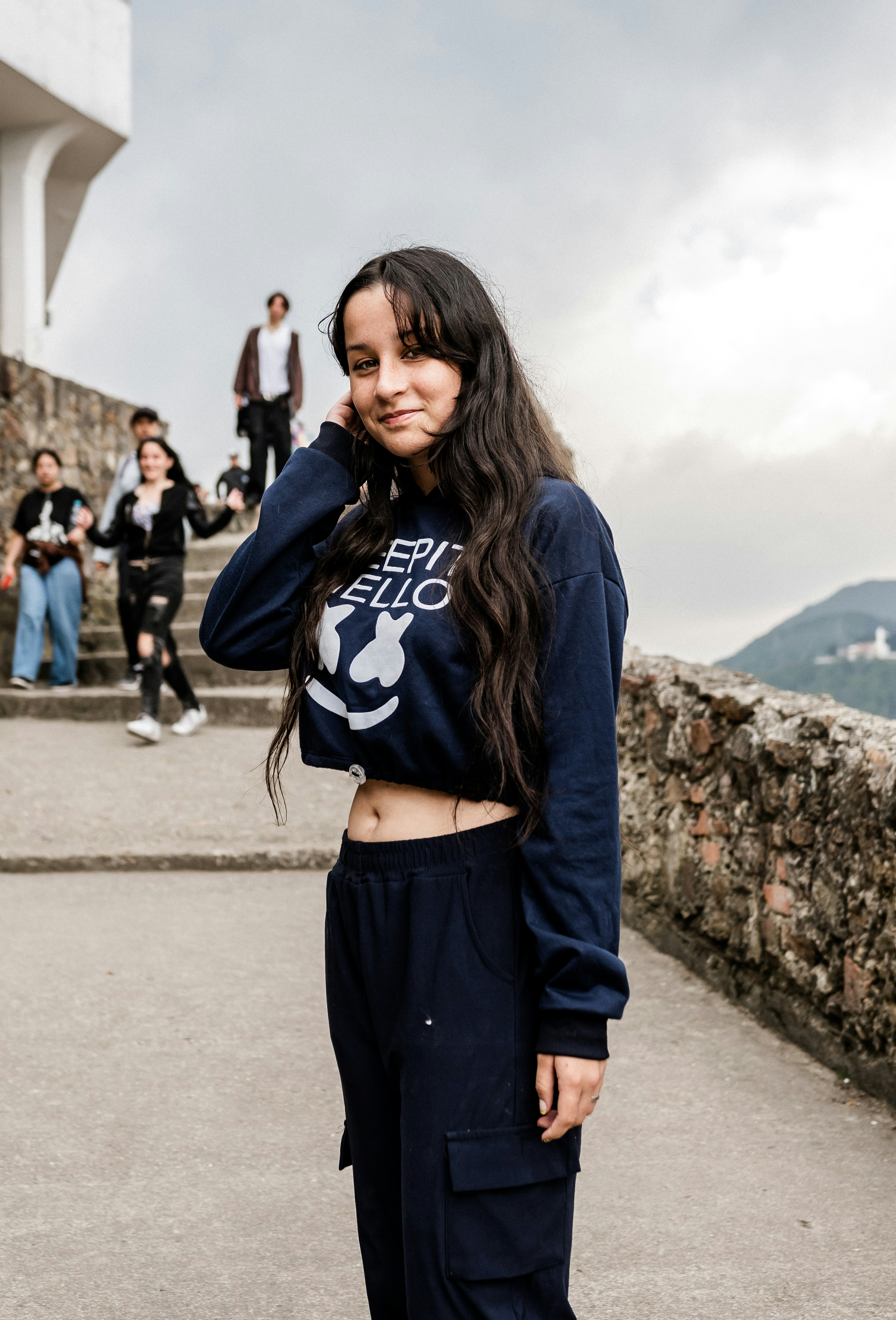 a person posing for a picture