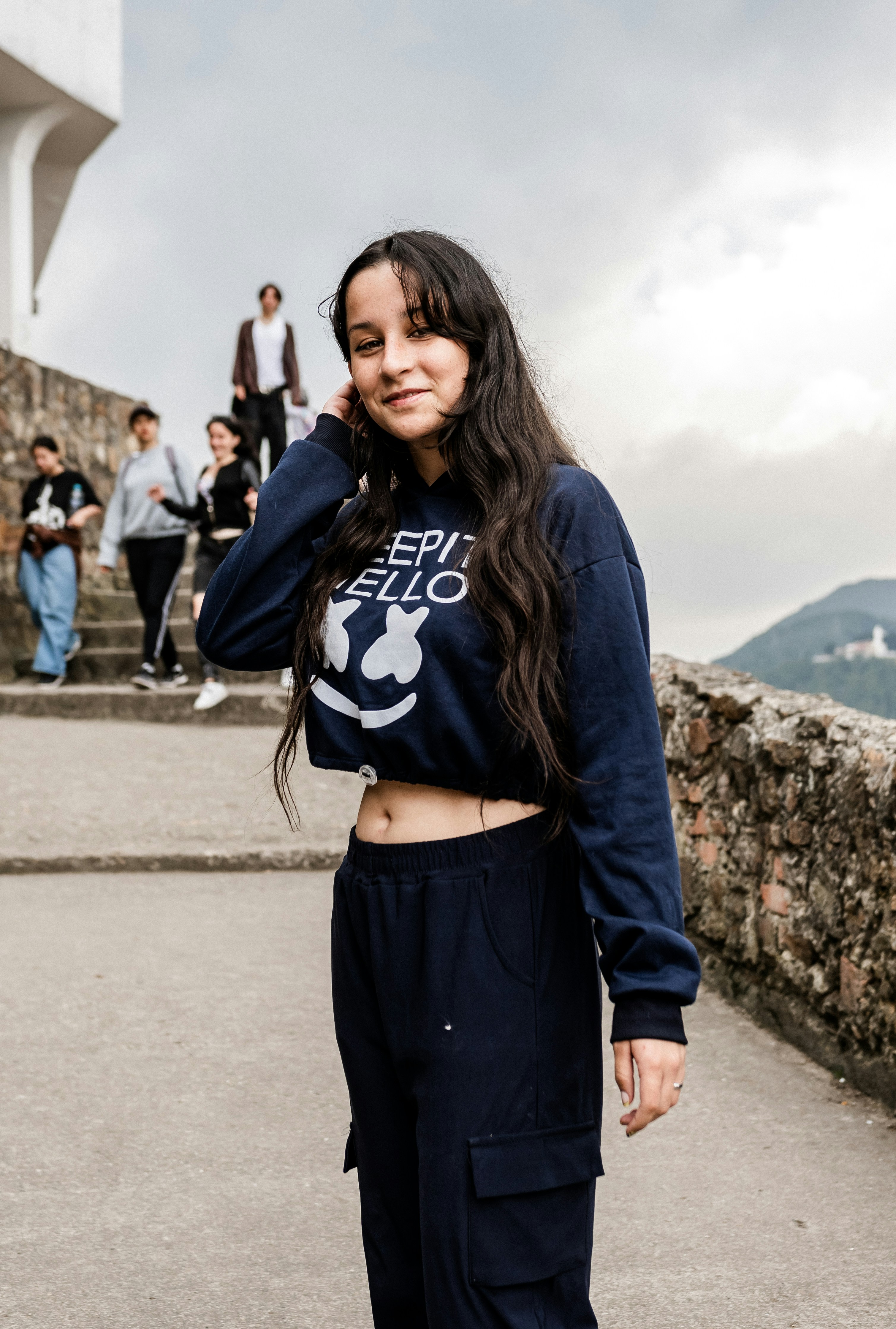 a person posing for a picture