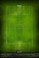 a green and white map