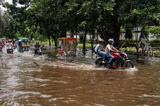Inondation en Asie