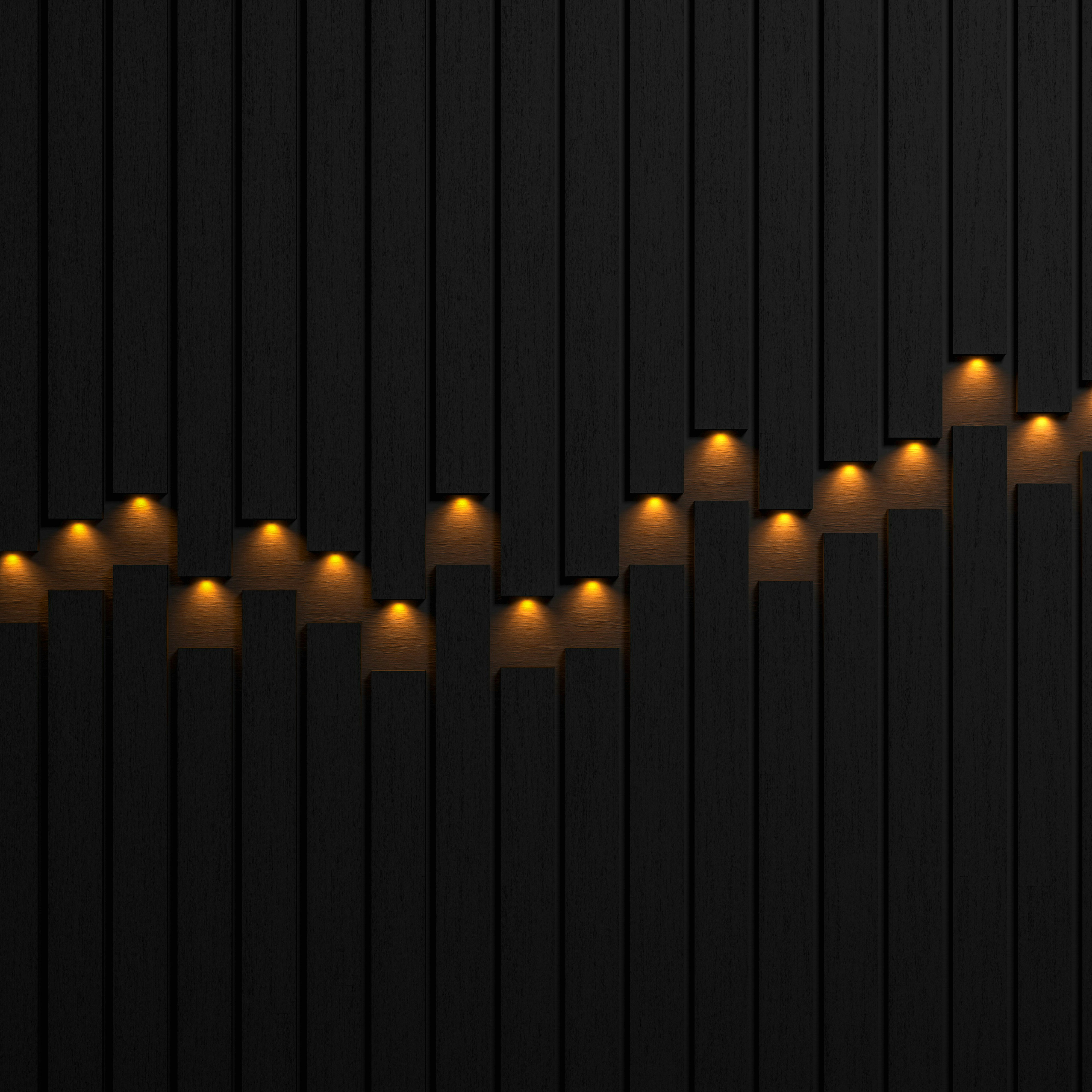 a row of lit candles