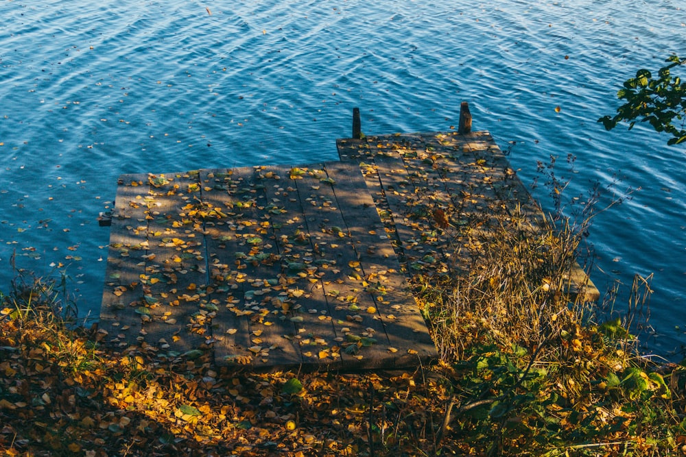 a stone walkway over water