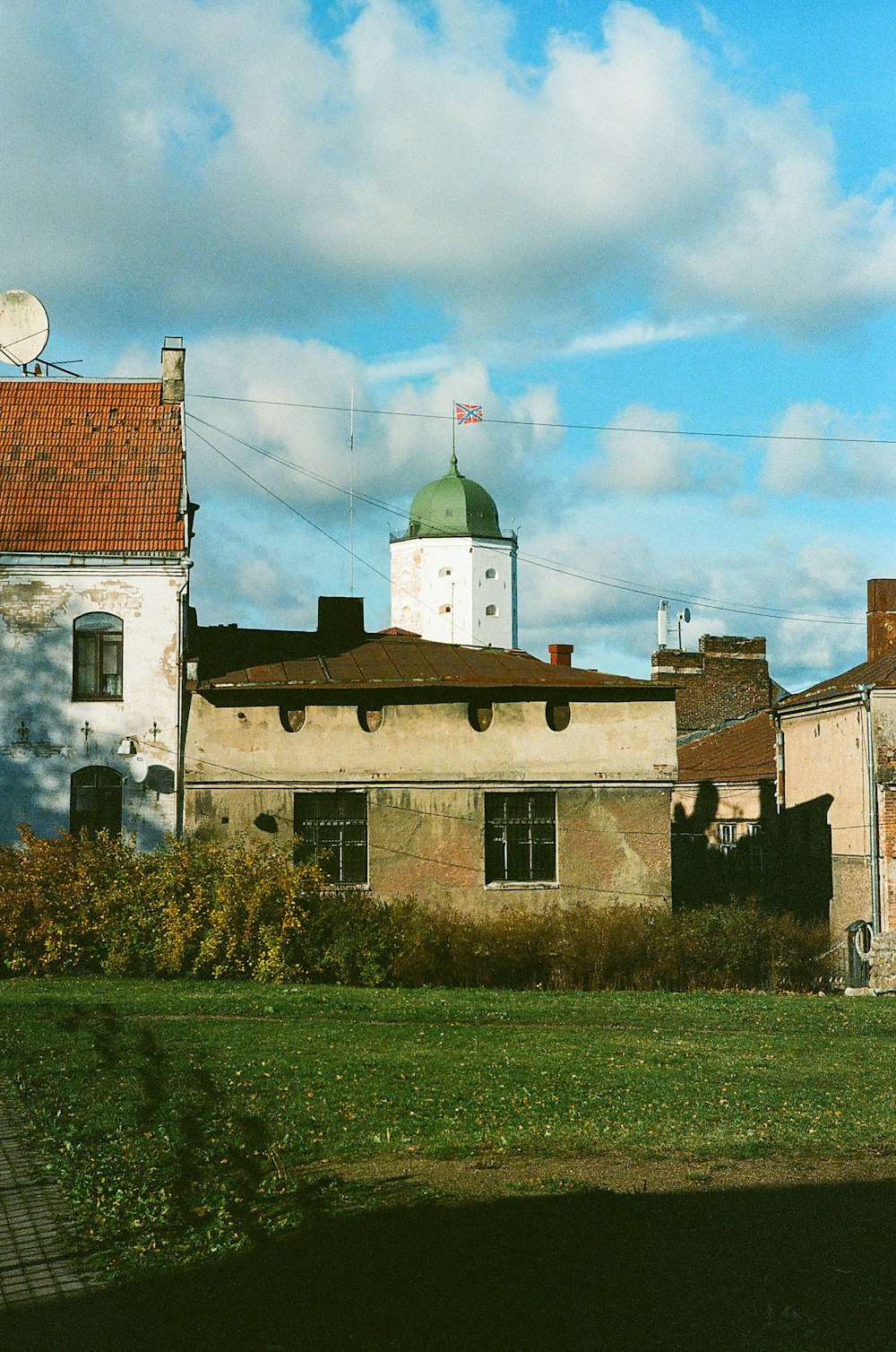 a building with a tower