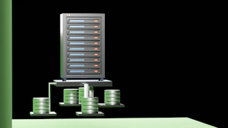 Visual of private database and data flow for reporting.