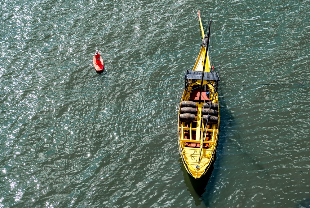 a boat in the water