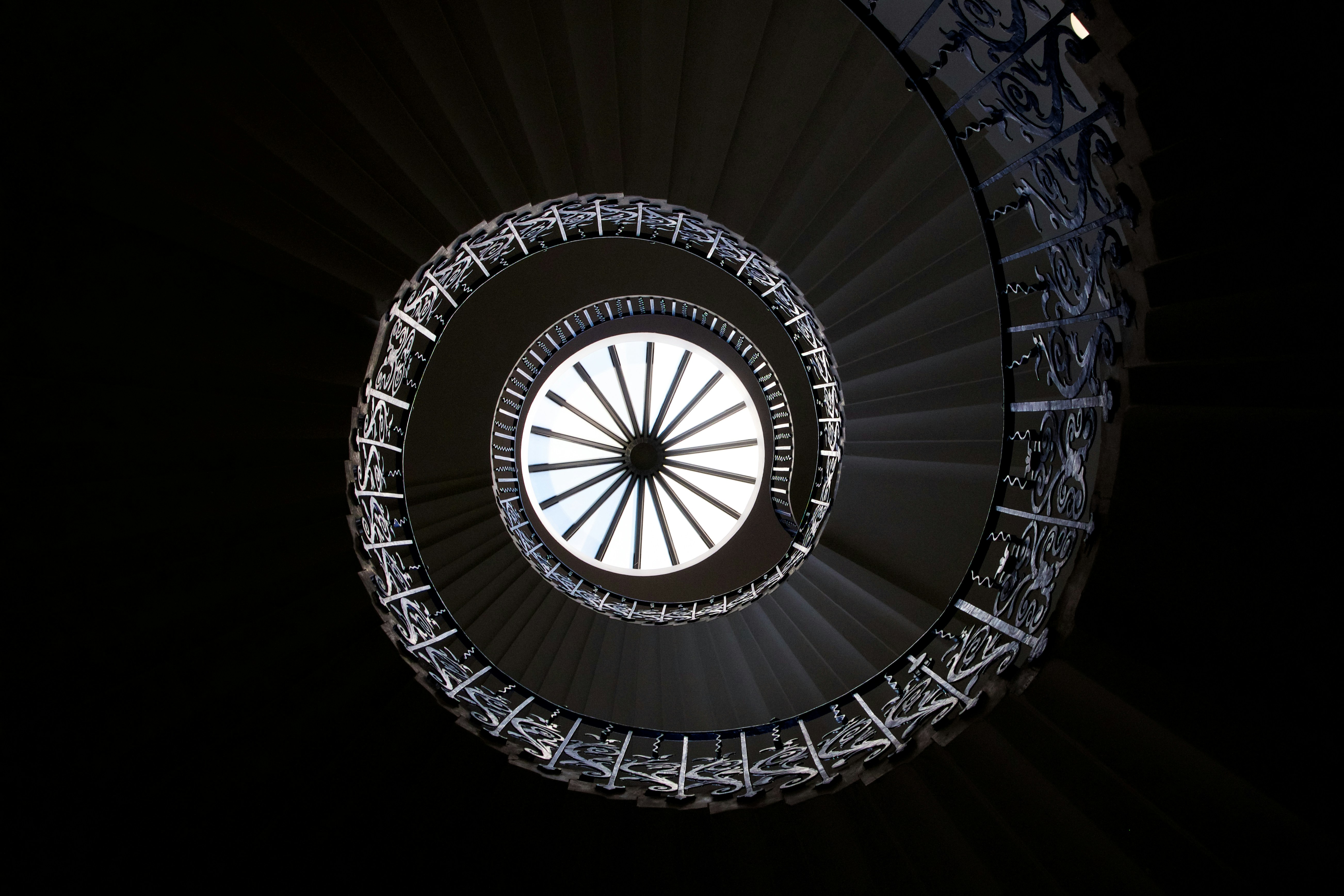 a circular object with a design on it