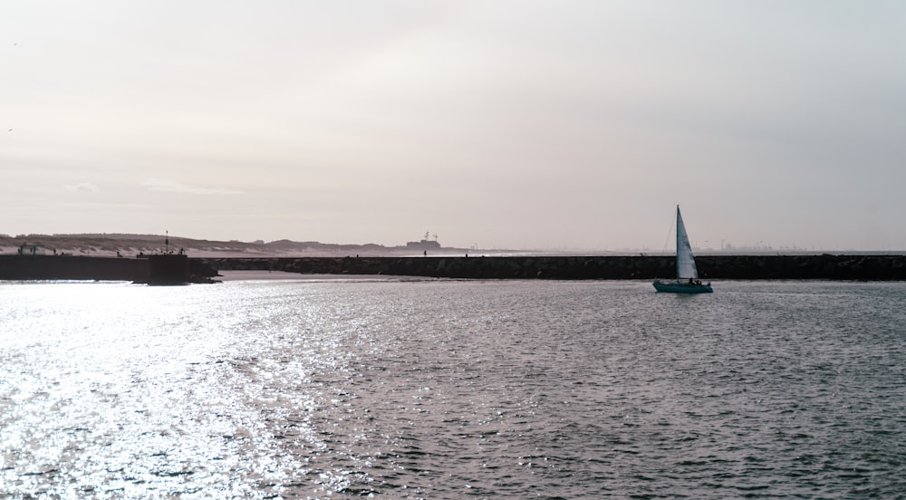 a sailboat on the water