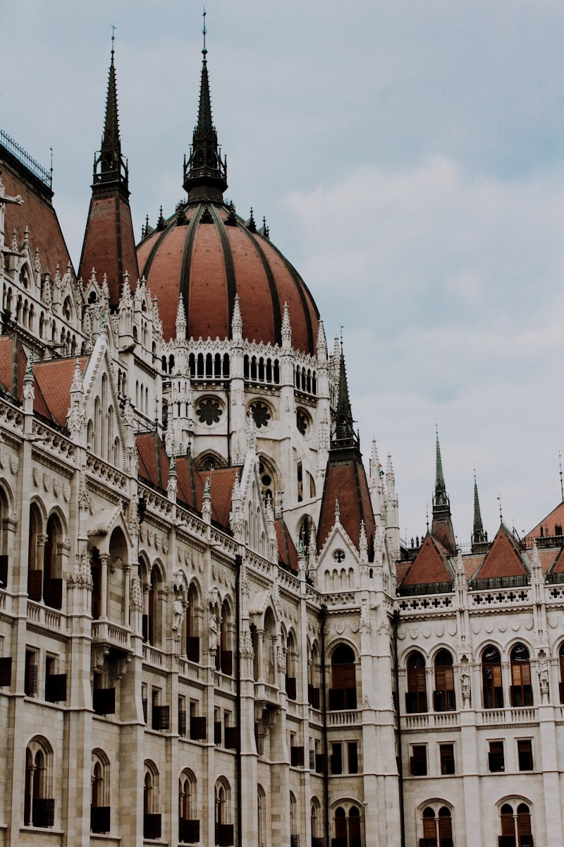 The Hungarian Parliament building in Budapest