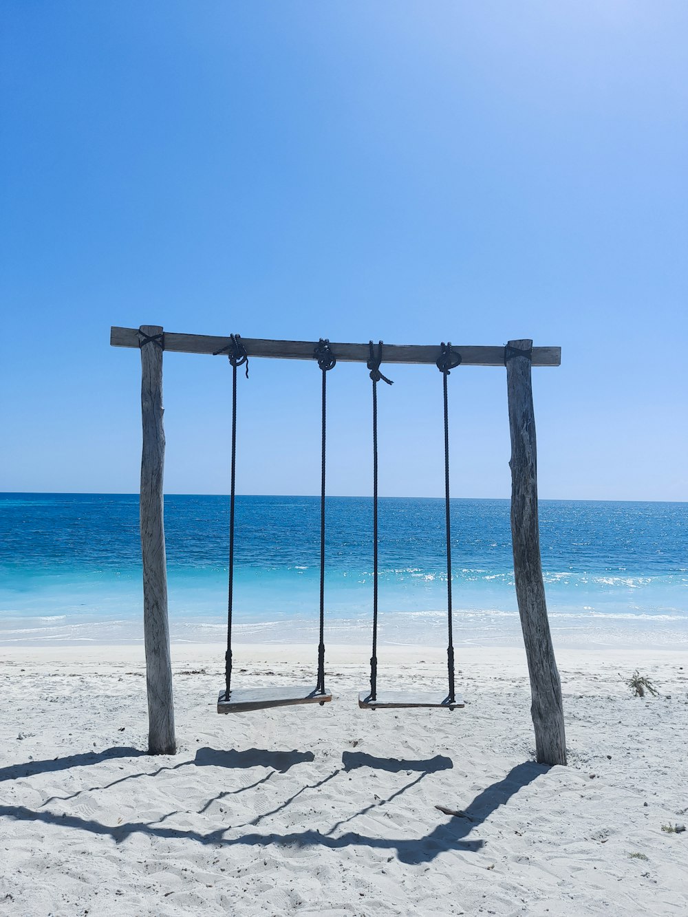 a structure on the beach