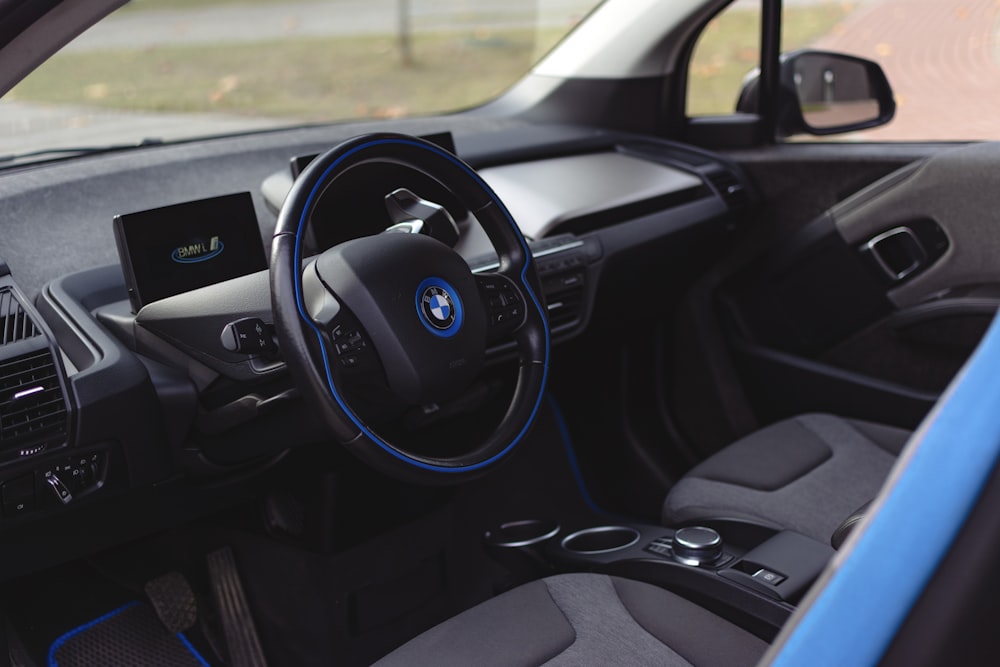 the interior of a car