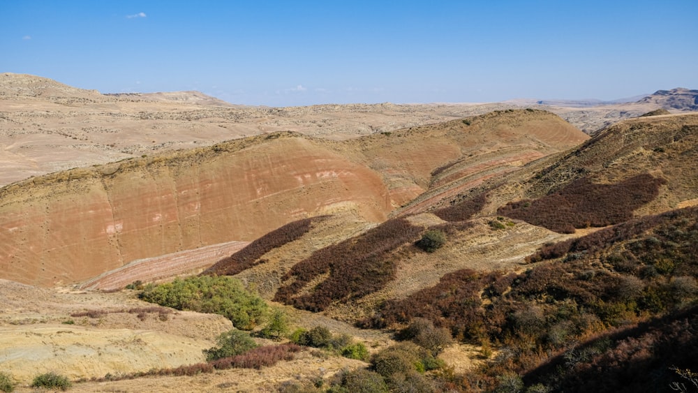 a large desert landscape