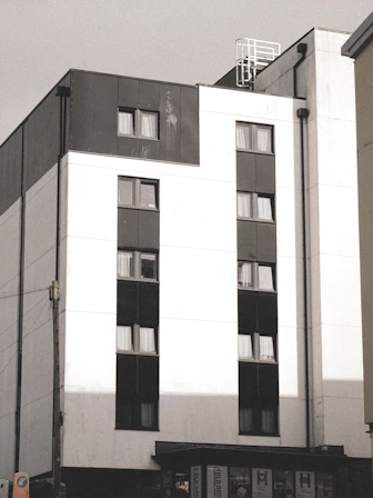 a building with a few windows
